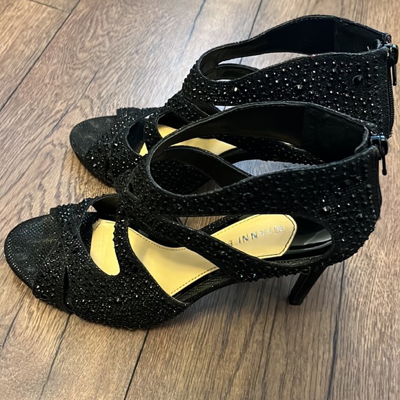 Gianni Bini black studded high heels size 10 - Picture 4 of 6